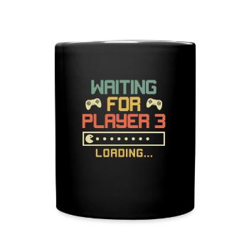 Waiting for Player 3 Baby Birth - Full Colour Mug - black - Front