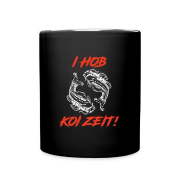 I raised Koi time Koi carp koi pond - Full Colour Mug - black - Front