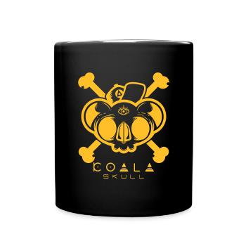 Koala Skull Pirate - Mug uni - noir - Devant