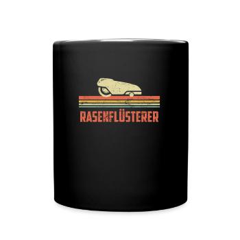 Rasen Flüsterer Mähroboter - Tasse einfarbig - Schwarz - Vorne