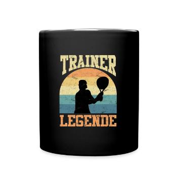 Tennis Coach Legend Tennis Coach - Full Colour Mug - black - Front