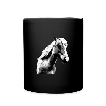 Horse Riding Pony Rider Horsegirl - Full Colour Mug - black - Front