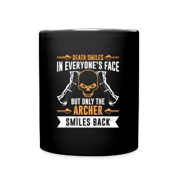Compound Bow Archer Archery - Full Colour Mug - black - Front