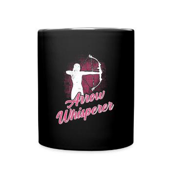 Arrow Whisperer Ladies - Full Colour Mug - black - Front