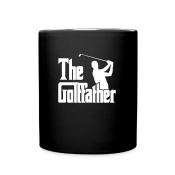 The Golffather Golfspieler Golfer - Full Colour Mug - black - Front