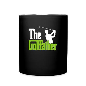 The Golffather Golfspieler Golfer - Full Colour Mug - black - Front