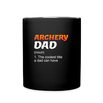 Archer Papa Archery - Full Colour Mug - black - Front