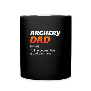 Archer Papa Archery - Full Colour Mug - black - Front