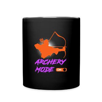 Archery mode on archer - Full Colour Mug - black - Front