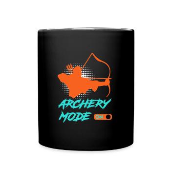 Archery mode on archer - Full Colour Mug - black - Front