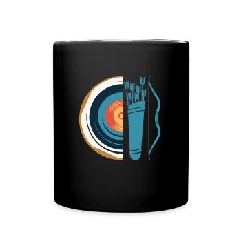 Tir à l’arc longbow Archer - Mug uni - noir - Devant