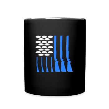 USA Clay Pigeon Shooting - Mug uni - noir - Devant