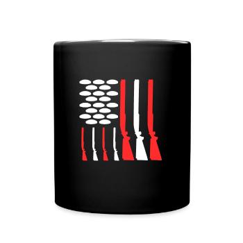 USA Clay Pigeon Shooting - Mug uni - noir - Devant