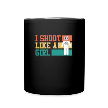 Je photographie comme une fille Women’s Sports Shooting - Mug uni - noir - Devant