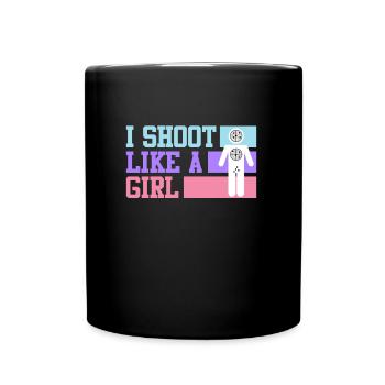 Je photographie comme une fille Women’s Sports Shooting - Mug uni - noir - Devant