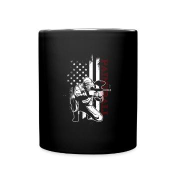 Joueur de paintball USA US Paintball - Mug uni - noir - Devant