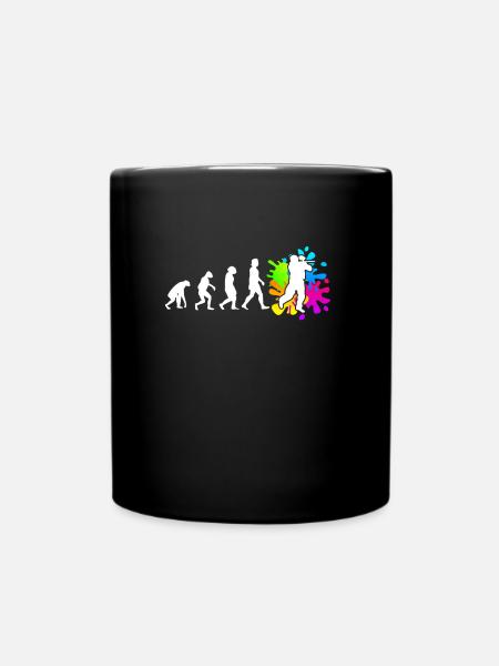 Paintball Evolution Paintballer - Tasse einfarbig - Schwarz