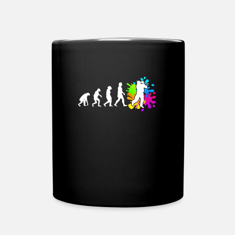 Paintball Evolution Paintballer - Mug uni - noir