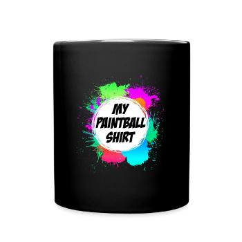 Mon joueur de paintball shirt paintball - Mug uni - noir - Devant