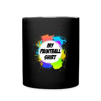 Mon joueur de paintball shirt paintball - Mug uni - noir - Devant