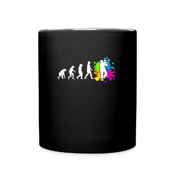 Paintball Evolution Paintballer - Mug uni - noir - Devant