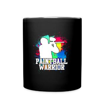 Paintball Warrior Paintballer - Mug uni - noir - Devant