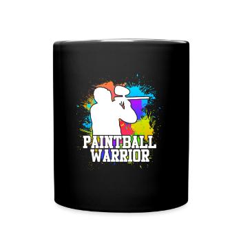Paintball Warrior Paintballer - Mug uni - noir - Devant