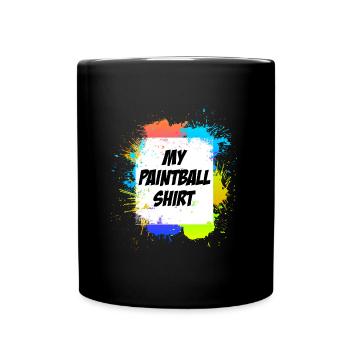 Mon joueur de paintball shirt paintball - Mug uni - noir - Devant