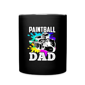 Paintball Papa Paintballer Papa Joueur de Paintball - Mug uni - noir - Devant
