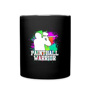 Paintball Warrior Paintballer - Mug uni - noir - Devant