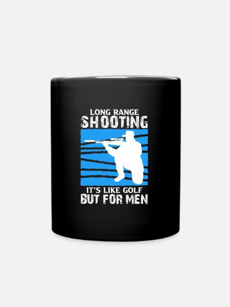 Long Range Shooting - Tasse einfarbig - Schwarz