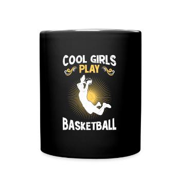 Women's Basketball - Full Colour Mug - black - Front