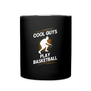 Les gars cool jouent au basket-ball - Mug uni - noir - Devant