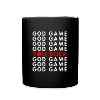 Basketball Saying Good Game Humor Basketball Player - Full Colour Mug - black - Front