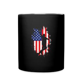 USA Basketball US Basketballer - Full Colour Mug - black - Front