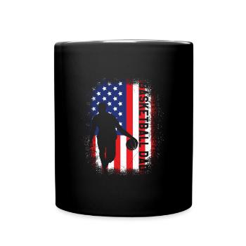 USA Basketball Dad US Basketball - Full Colour Mug - black - Front