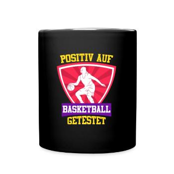 Tested Positive for Basketball Women's Basketball - Full Colour Mug - black - Front
