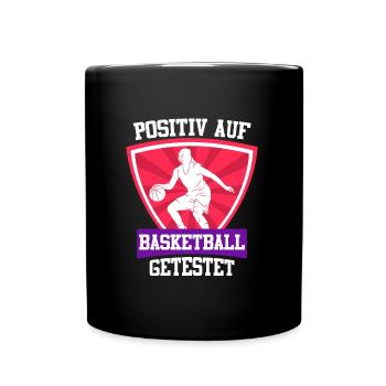 Tested Positive for Basketball Women's Basketball - Full Colour Mug - black - Front