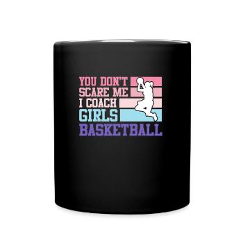 Entraîneur de basket-ball féminin - Mug uni - noir - Devant