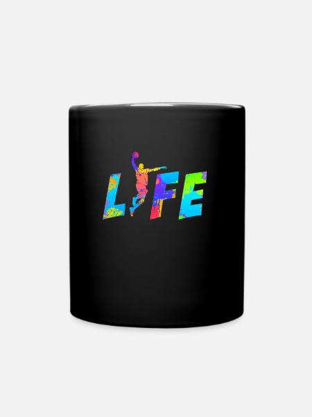 Basketball Life Basketball Player - Full Colour Mug - black