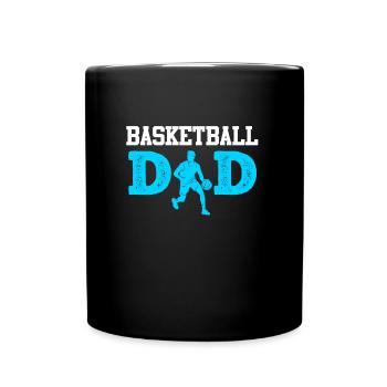 Basketball Dad Basketball Father - Full Colour Mug - black - Front