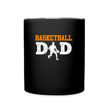 Basketball Dad Basketball Father - Full Colour Mug - black - Front