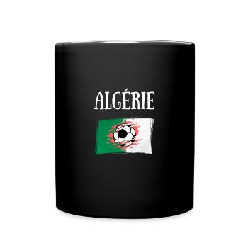 foot algérie humour algérien supporter football - Mug uni - noir - Devant