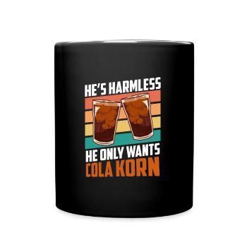 He just wants grain - Full Colour Mug - black - Front