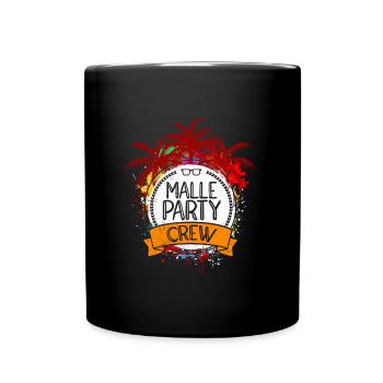 Malle Party Crew Mallorca Fête Vacances - Mug uni - noir - Devant
