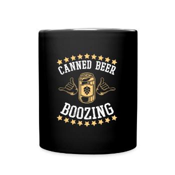 Bière en conserve bue! Festival Malle Dosen Bière - Mug uni - noir - Devant