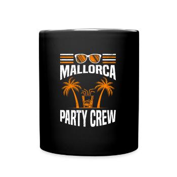 Malle Party Crew Mallorca Fête Vacances - Mug uni - noir - Devant