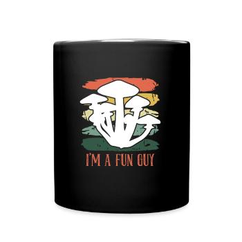 Fun Guy Mushroom Picker Mushroom Picker - Full Colour Mug - black - Front