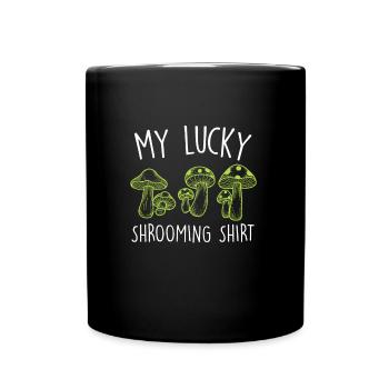 My Lucky Shrooming Shirt - Full Colour Mug - black - Front
