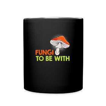 Champignons à être avec la cueillette des champignons - Mug uni - noir - Devant